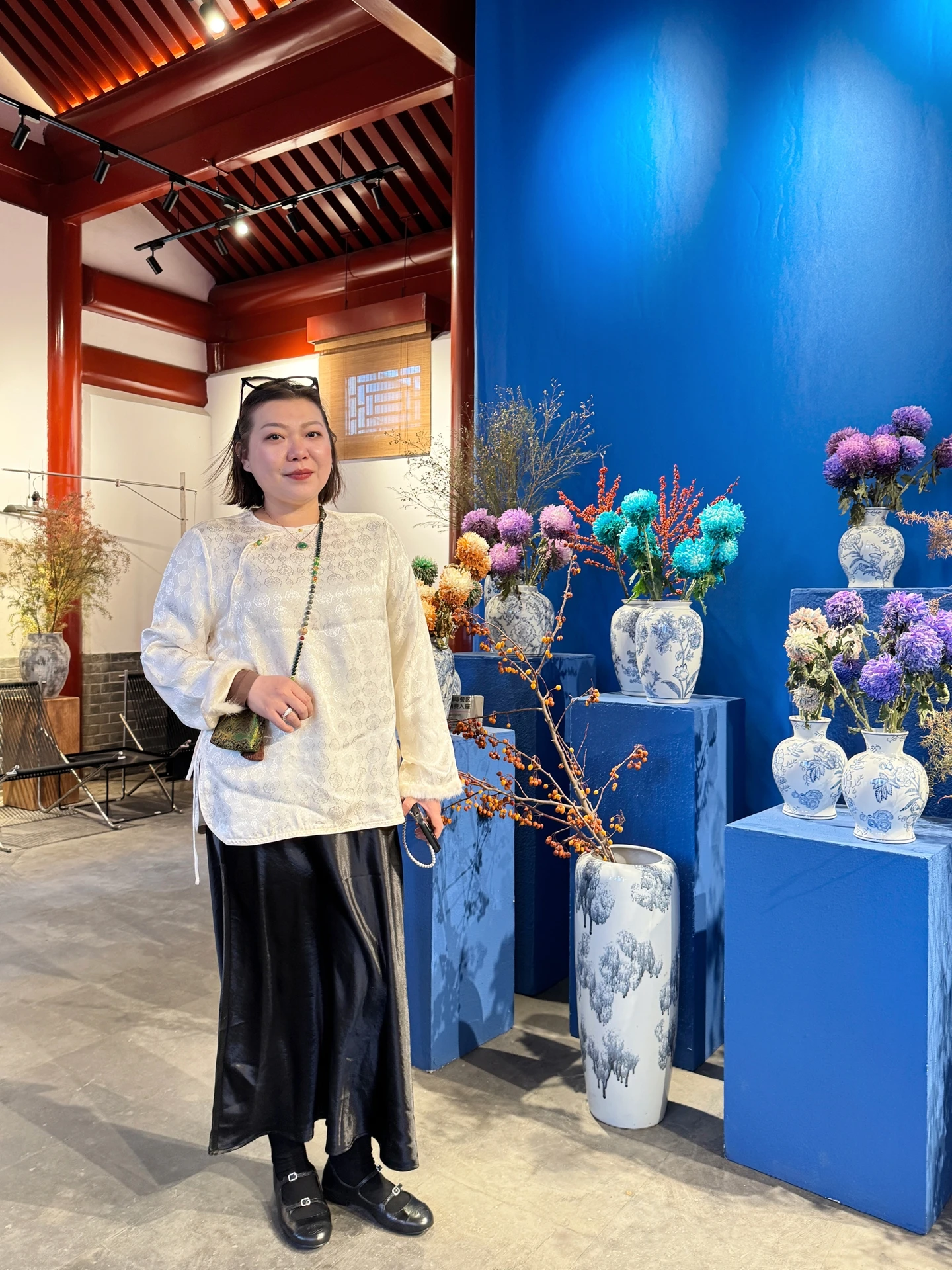 

Large Size Women's Traditional Chinese Sle Silk Kimono with Mink Sve Cuffs And k Pattern New Arrival Winter 2026