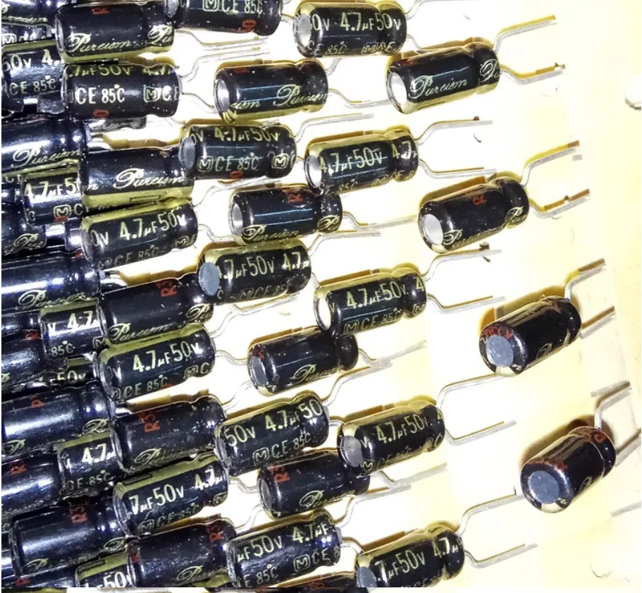 30pcs/lot Original Japanese Matsushita Pureism 50V 4.7UF 5X11mm fever audio aluminum electrolytic capacitor free shipping