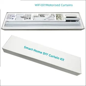 Automatický DIY systém chytrých závěsů s dálkovým ovládáním Tuya Wifi chytrých závěsů a motorizovanými elektrickými kolejnicemi Alexa 9 nejlepší prodej chytré závěsy - №7