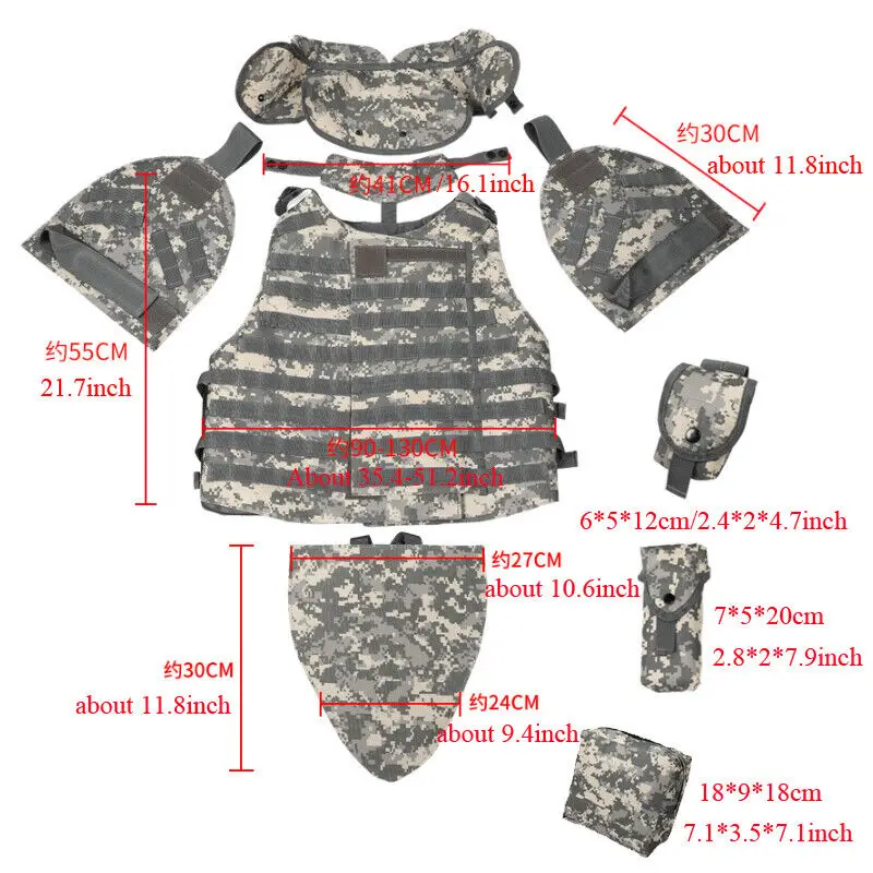 Mฤลผczyลบni Molle OTV Airsoft Assault Combat Vest Survival Armor Gear