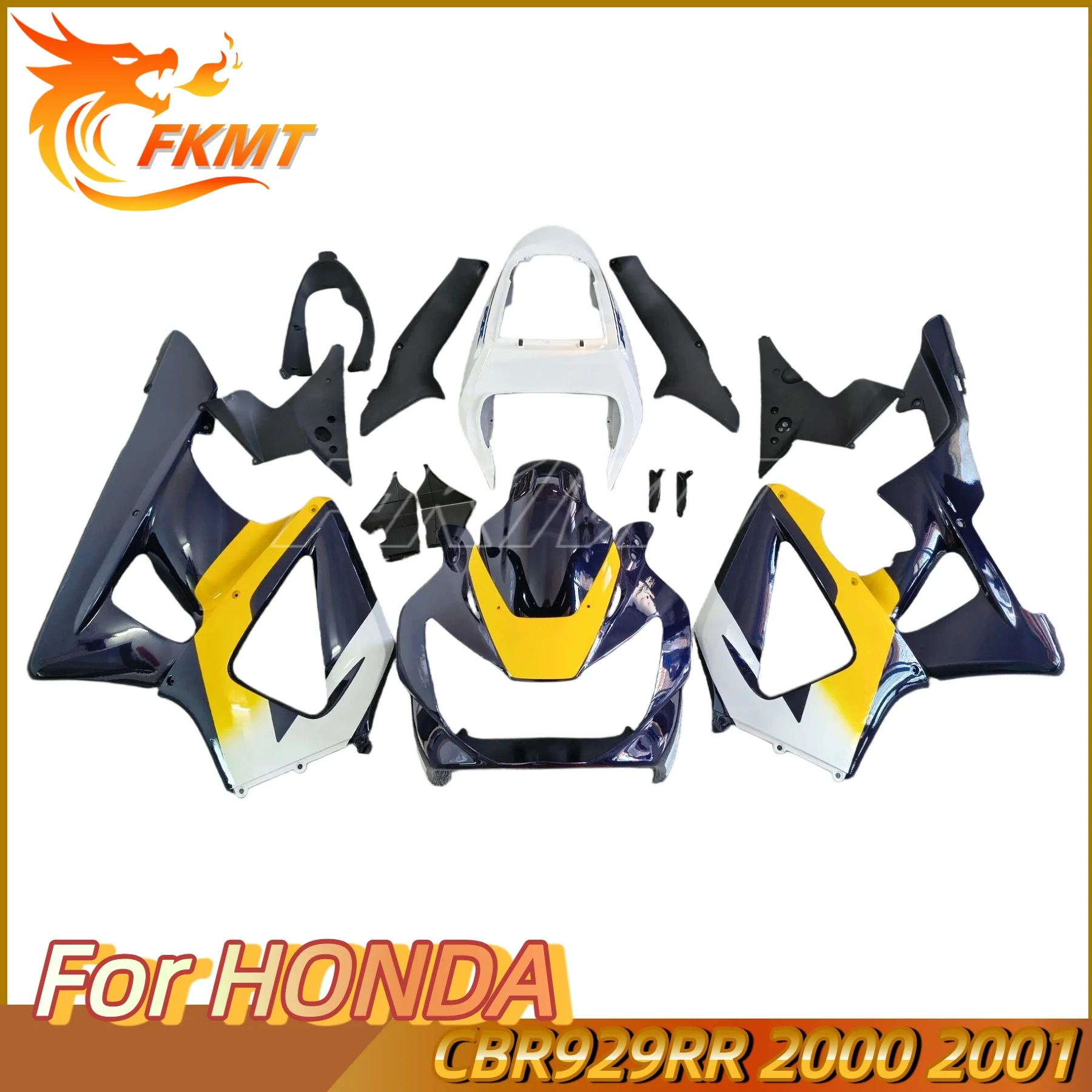 

NEW ABS Motorcycle Fairings Kits fit for HONDA CBR929RR CBR929RR 929 2000 2001 CBR929 00 01 bodywork full fairing kit Plastic