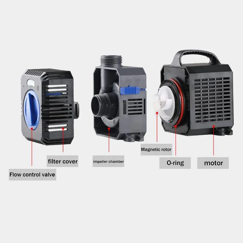 For 30W/40W/50W/70W Ultra Quiet Frequency Adjustable Submersible Pump Amphibious Pump Variable Frequency Water Pump