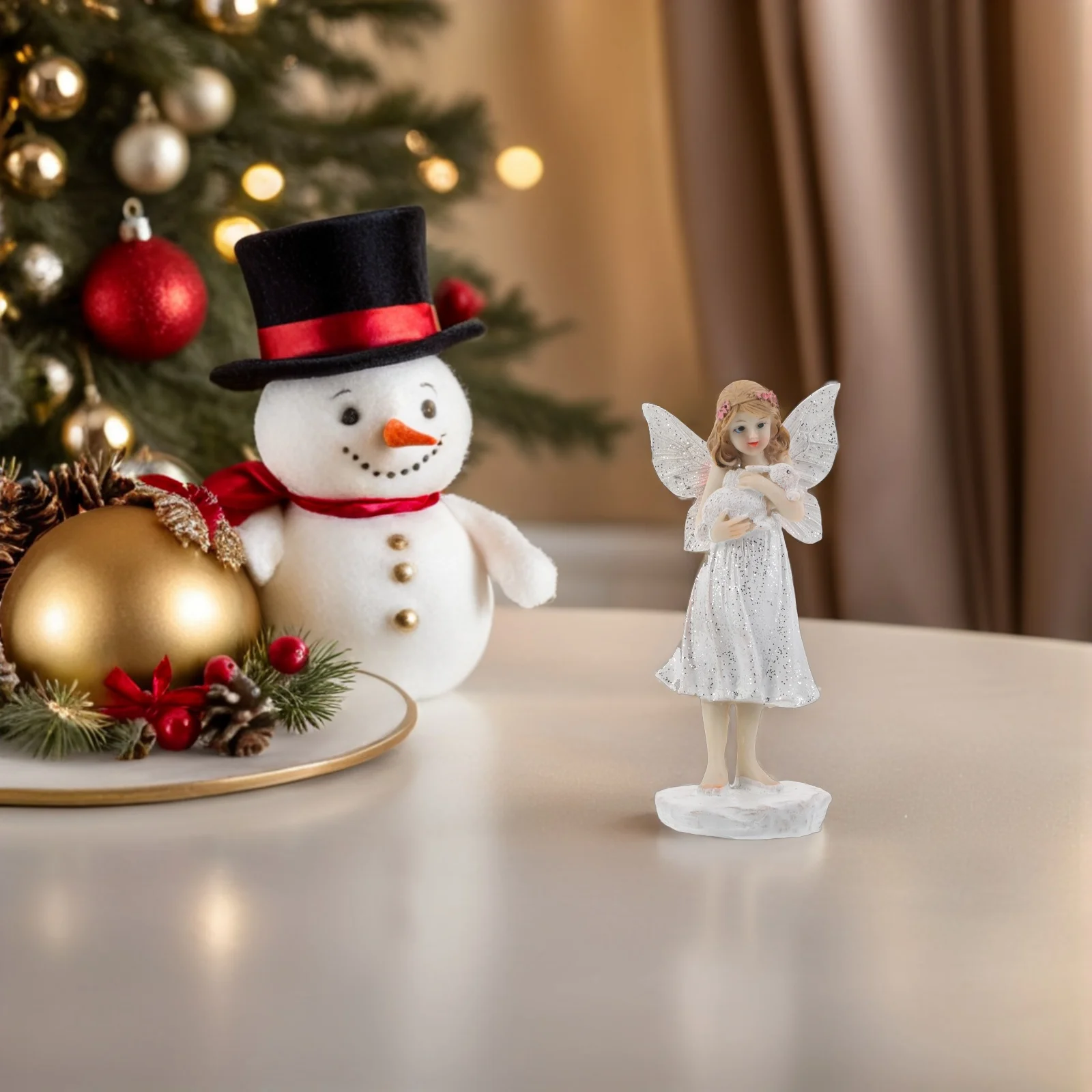 

Home Decor Cemetery Decoration Ornaments Christmas Angel Figurines for Outdoors Yard