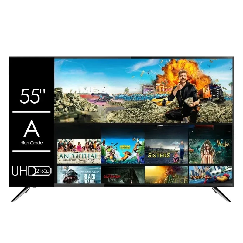 Smart 55 TV 4K 32 40 43 50 65 TV de diodo emisor de luz con Android WiFi 45 Smart