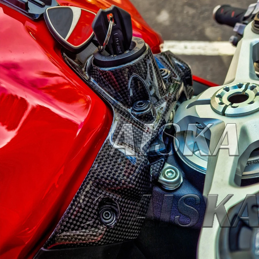 Fender Brake Cooling Exhaust Cover Fuel Tank Side Panel Fairing Kit Carbon Fiber For DUCATI Panigale V2 2020 2021 2022 2023 2024