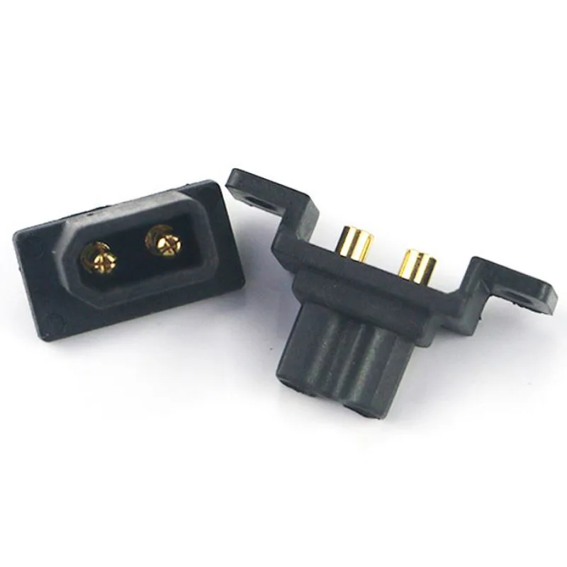2/5 Pasang Amass XT30G Konektor Steker dengan Sekrup Konektor Perempuan Laki-laki untuk RC Quadcopter FPV Balap Drone Baterai Lipo