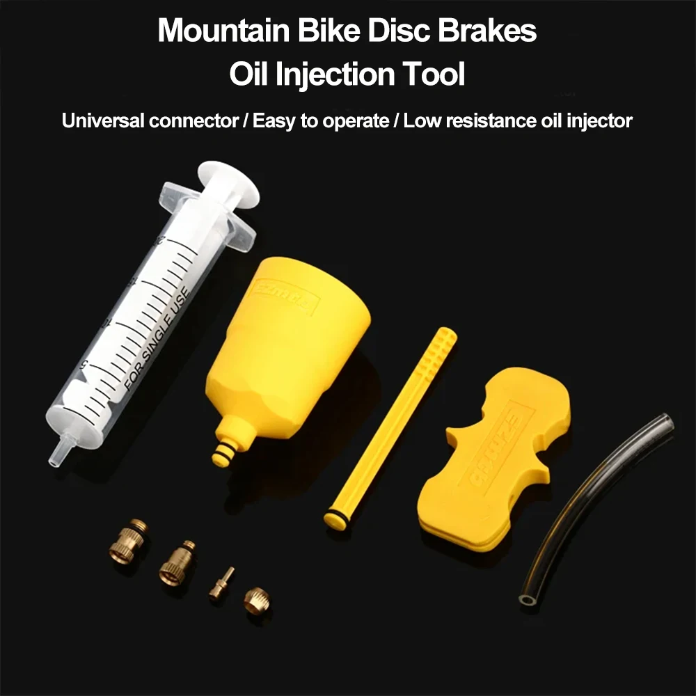 60ML Bicycle Brake Oil Bleed Kit Tools MTB Brake Fluid Change Hydraulic Kits for SHIMANO TEKTRO Avid Series Bike Tools