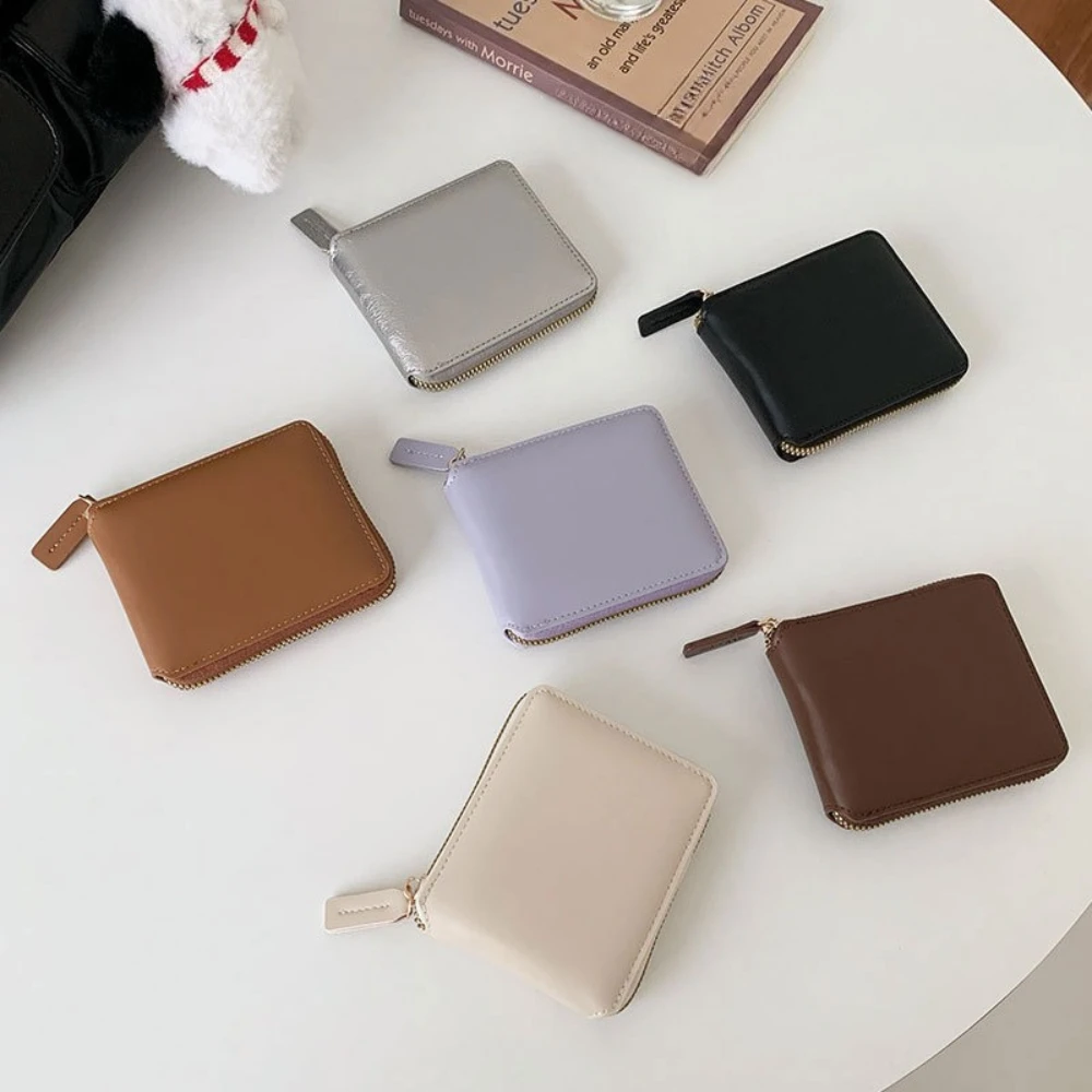 Modische, elegante Geldbörse aus PU-Leder, kleine quadratische Tasche mit einfachem Temperament, tragbare und einfache kleine Clutch-Tasche