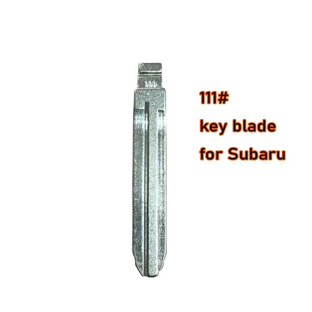 

10pcs 111# Key Blade Universal KD Remote Filp Key Blade Uncut Blank for Subaru Car Remote Key Blade