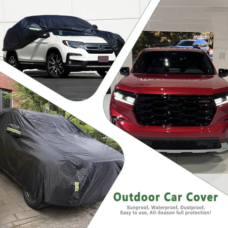 

Car Cover for Honda Pilot - Outdoor Full Protection, Waterproof Dustproof Heat-Resistant, All-Season Use Exterior Accessories
