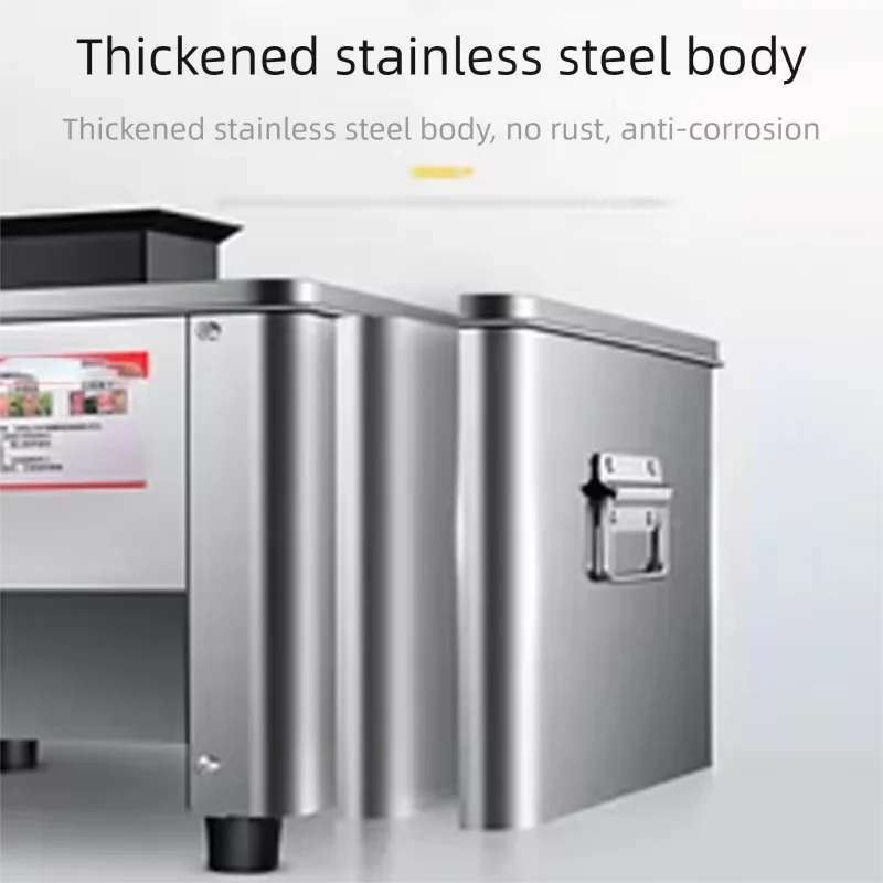 Commercial Home Economical Automatic Vegetable Meat Slicer Stainless Steel Motor Restaurant Food Shops