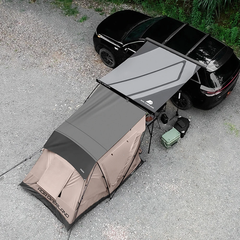 Summer Awning Tent Car Roof 90 Degree Outdoor Camping Waterproof Quick Automatic Opening 4x4 Off Road