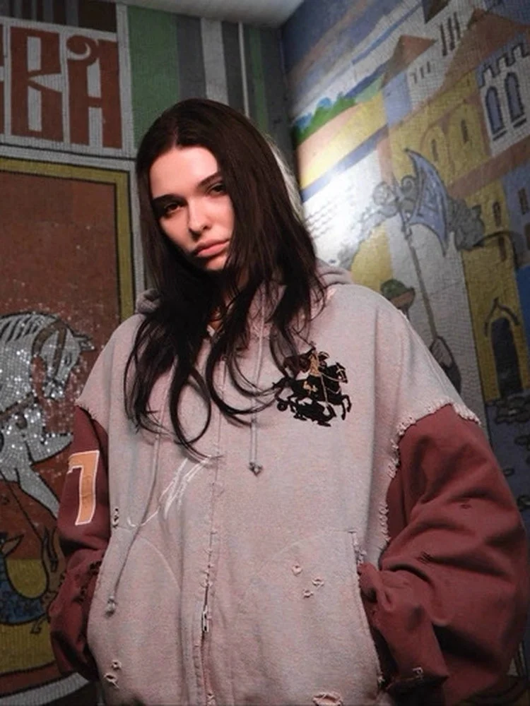 

American Sle Casual Loose Fit Hoodie ex Long Sve Dance Daily Travel Cotton Blend Elastic Warmth Hooded Jaet