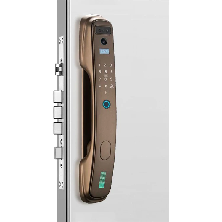 

Smart Fingerprint Door Lock Rechargeable With fingerprint Face recognition door lock