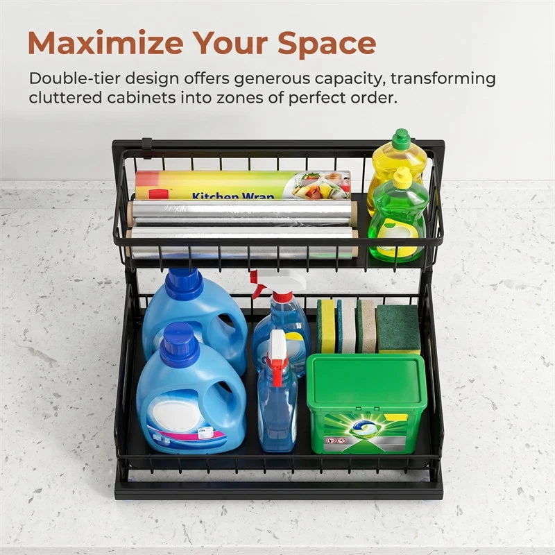 Thumbnail 3 - #9 Cheapest Under-Sink Cabinet Storage Racks Deals You Can Get