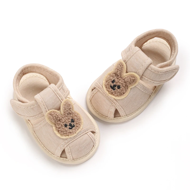 0–18 Monate Baby-Sneaker mit Bären-Stickerei für Jungen und Mädchen, Lauflernschuhe für Kleinkinder, weiche Sohle, Cord, lässige Babyschuhe – Detail 30