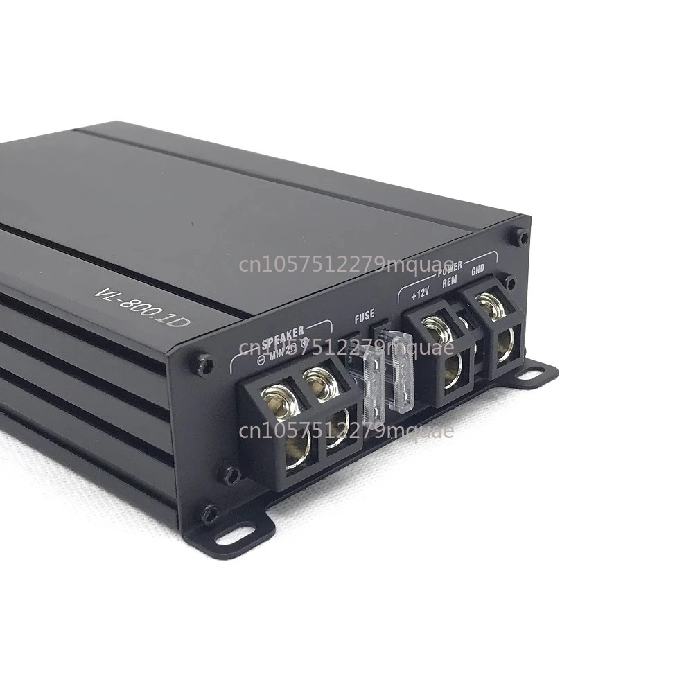 Class D 800W Vehicle Single-channel Digital Dual Voice Coil Overweight Pure Bass Special Push Passive Subwoofer Power Amplifier