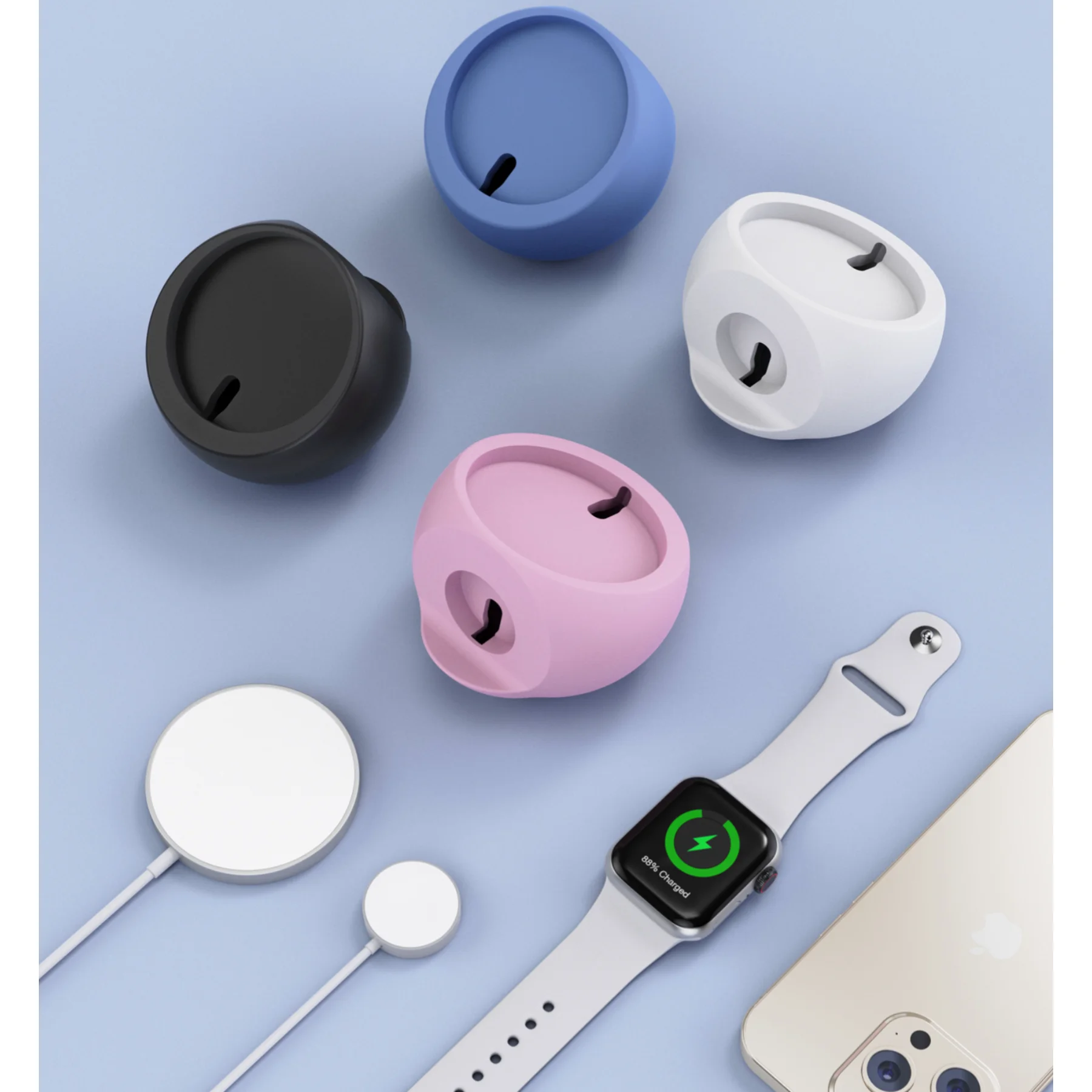 黒色の可愛らしいデザインの、スマートフォンとスマートウォッチ - Smartwatches のレビューと価格
