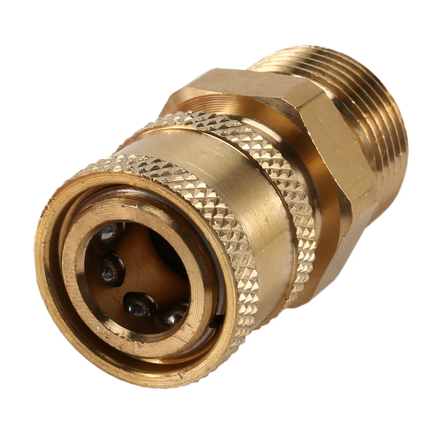 ABGG-10X Pressure Washer Adapter Set M22 To 1/4 Inch Quick Connect Kit, M22 14Mm To 1/4 Inch Quick Connect Kit