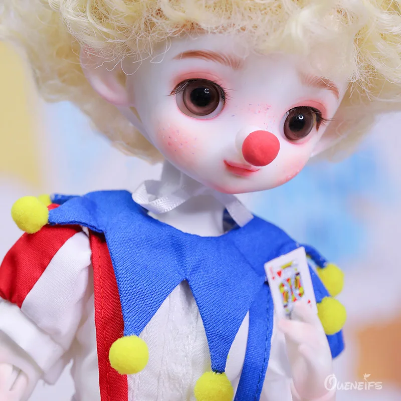 BJD Doll Palti 1/6 with Tiny Body Resin Material High Quality Of Clown Look Cute Surprise Gift Shuga Fairy Doll