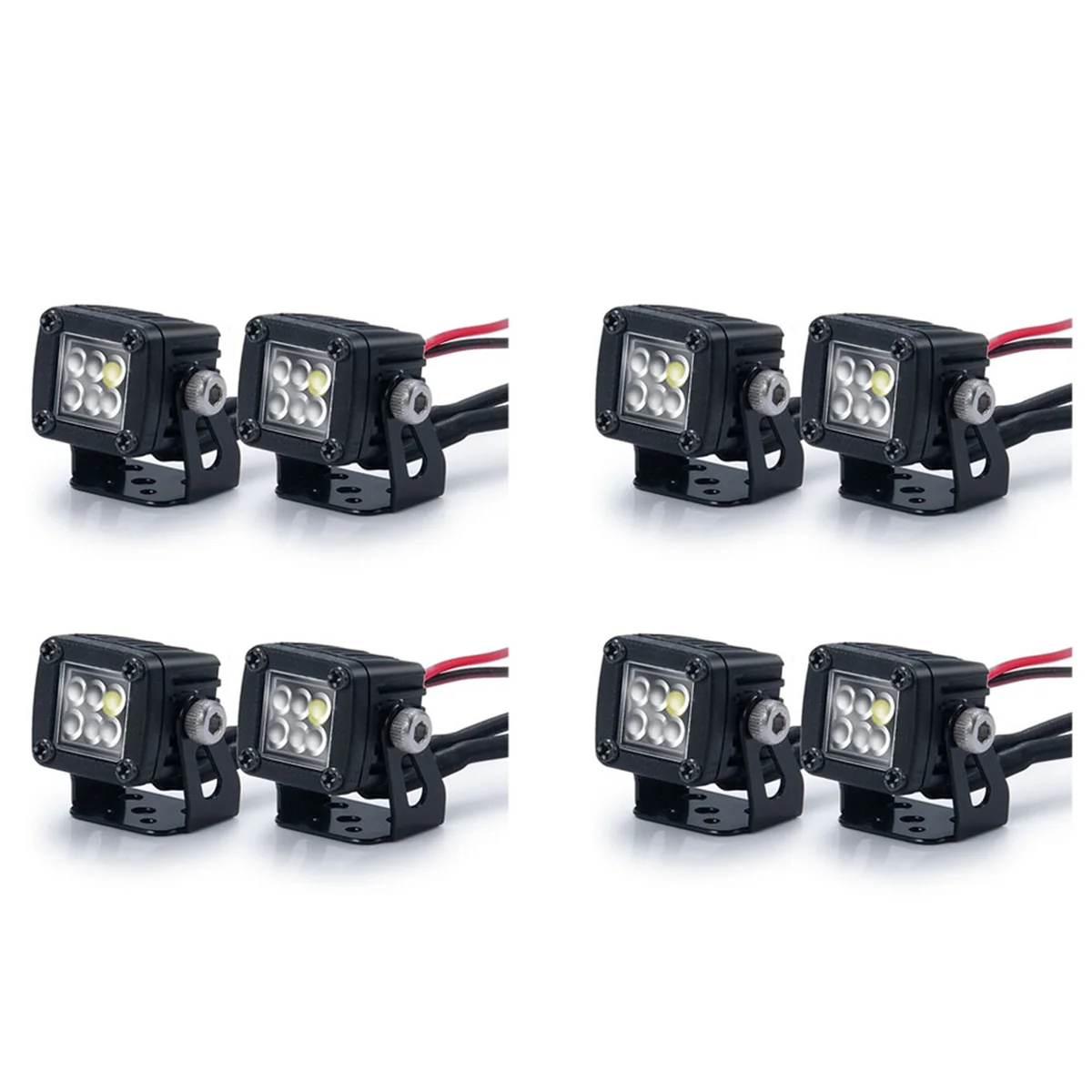 AS96-8X модифицированные фары, прожекторы, верхние фары автомобиля, бамперные фары для AXIAL SCX10 JEEP TRAXXAS TRX4 TRX6 1/10, B