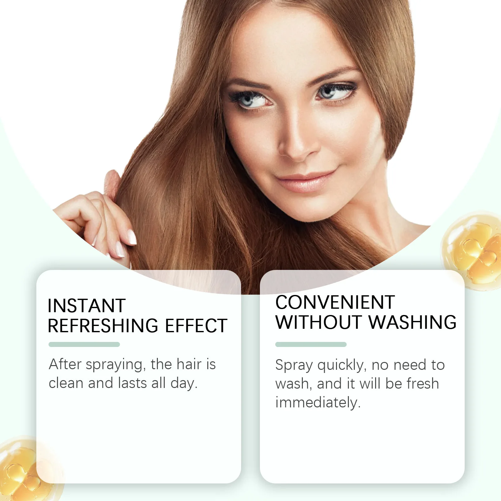 Dry Shampoo Spray Control Oil Absorbing Volumizing Air Fluffy Root Lifting Refreshing Moisturizing Travel No White Beauty Health