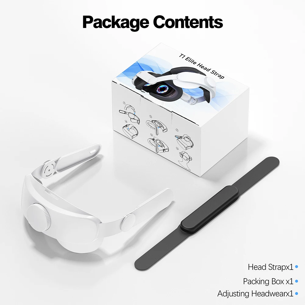 Correa ajustable para la cabeza para gafas de realidad virtual, Soporte mejorado y comodidad, accesorios de VR, correa para reducir la presión, diadema para gafas Meta Quest 3S