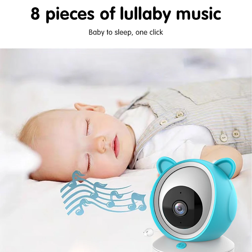 Камера радионяни с дистанционным просмотром и приложением Tuya, удаленный визуальный домофон, видеоняня, камера