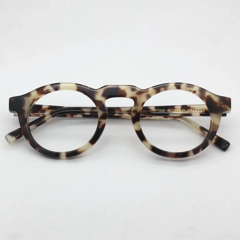 Cubojue Vintate Oval Men Reading Glasses Male Acetate Eyeglasses Frame Women Anti Blue Light Tortoise Spectacles Prescription