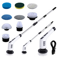 9 in 1 2000 mAh Electric Cleaning Brush, Cleaning Tool for Living Room, Bathroom and Kitchen