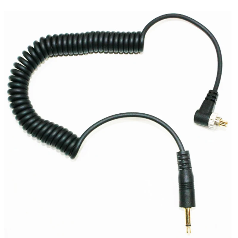 1pcs 2.5mm 2.5mm-남성 플래시 PC 동기화 케이블 코드 길이, 캐논 니콘 소니-플래시 라이트 yongnuo 플래시