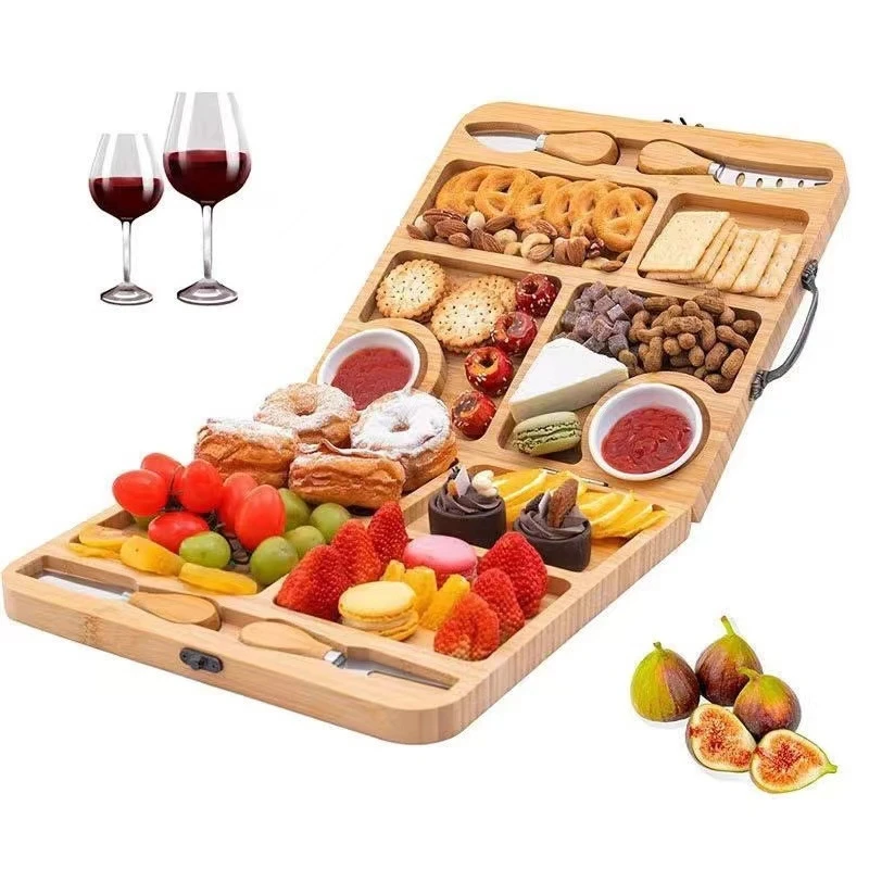 

Foldable Cheese Board Portable Cutting Board For Fruit Bread Snacks Charcuterie Butter Platter Party Table Decor For Couples