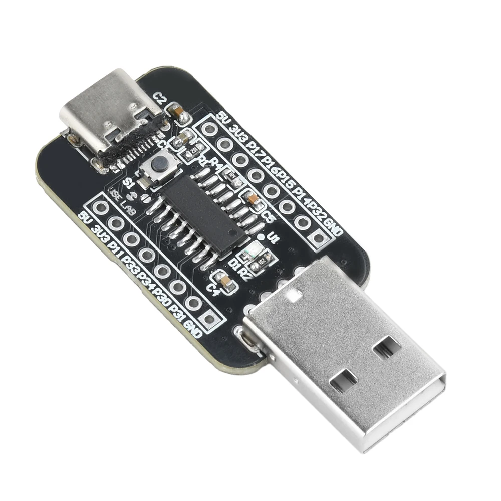 لوحة تطوير CH552G لوحة أساسية 8051 WCH Micro USB Type-C مجموعة مكونات إلكترونية متحكم صغير