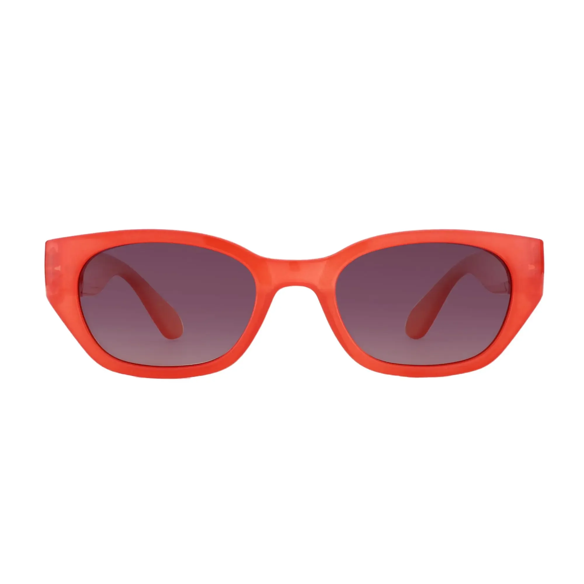 BLUEMOKY Unisex schmale, perfekte Passform, kleines Gesicht, Cat-Eye-Sonnenbrille, Damen, schmal, polarisiert, UV400, Retro-Mode