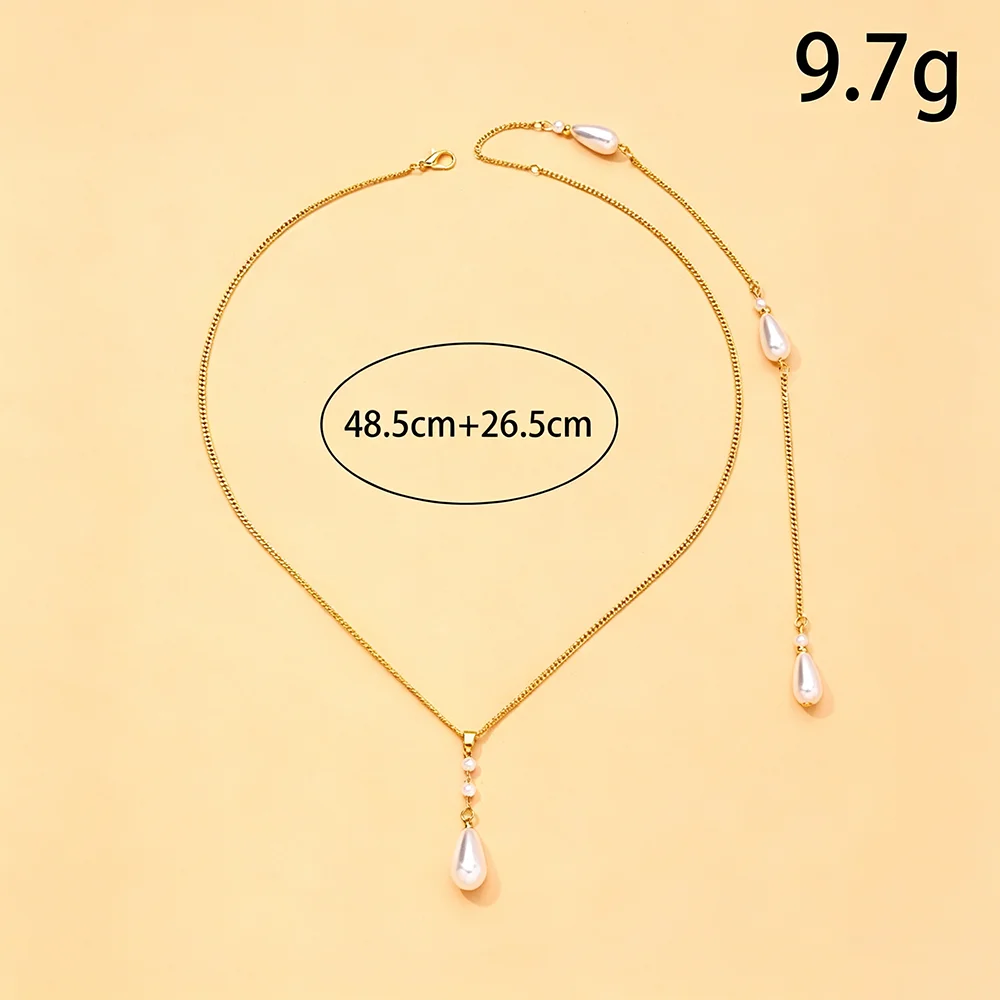 Naszyjnik z pereł na plecy, ła – Body Jewelry For Backless Dress recenzja i cena