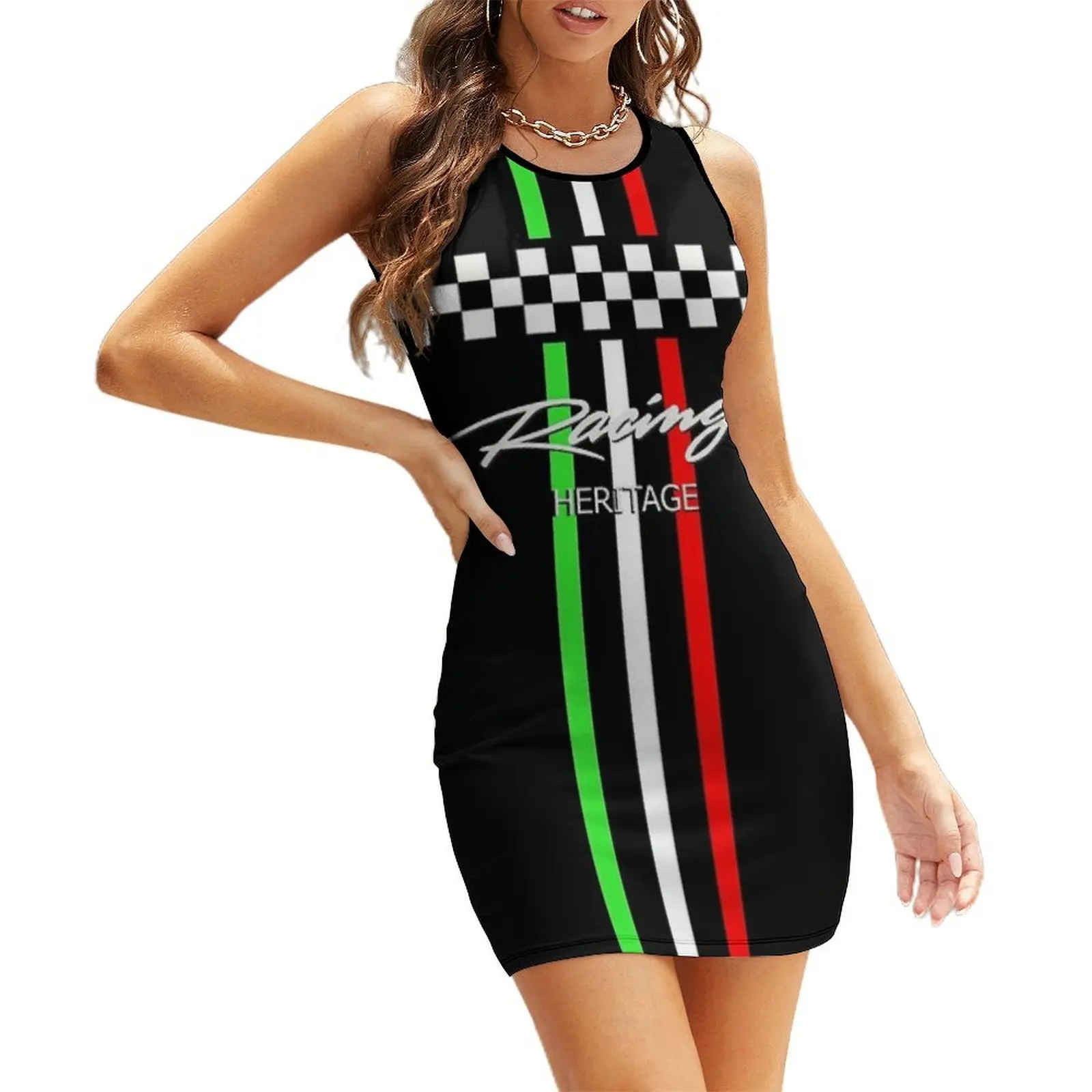 

Italian Racing Legent Top Seller Sleeveless Sundress sensual sexy dress for women dresses for women women dresses