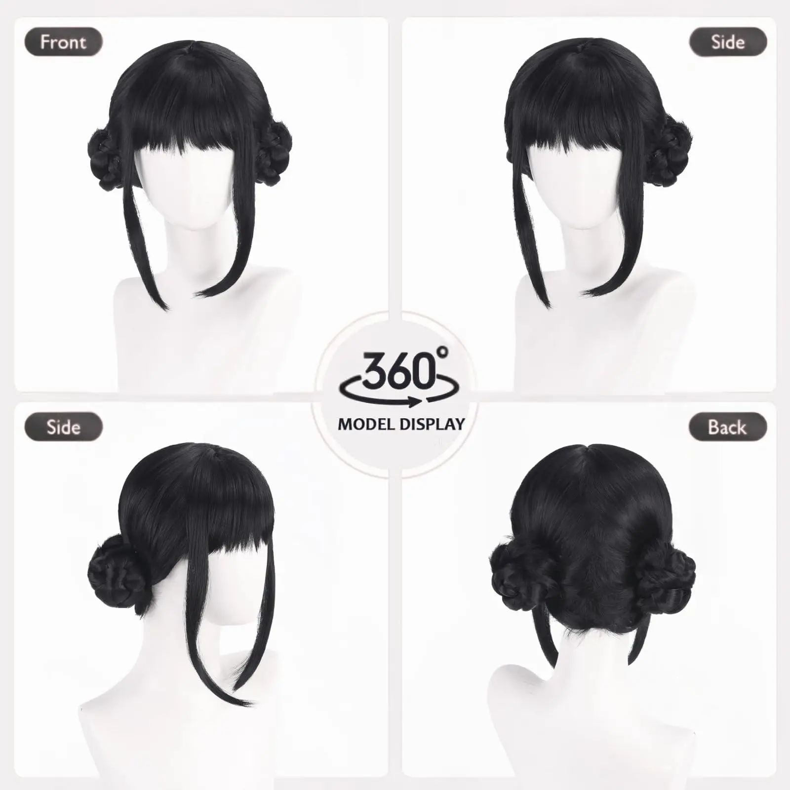 Peruki K-Pop Demon Hunters Rumi Mira Zoey Peruka do Cosplayu Strój Włosy Kobiety Dziewczyny Ten Sam Styl Halloween Party Przebranie