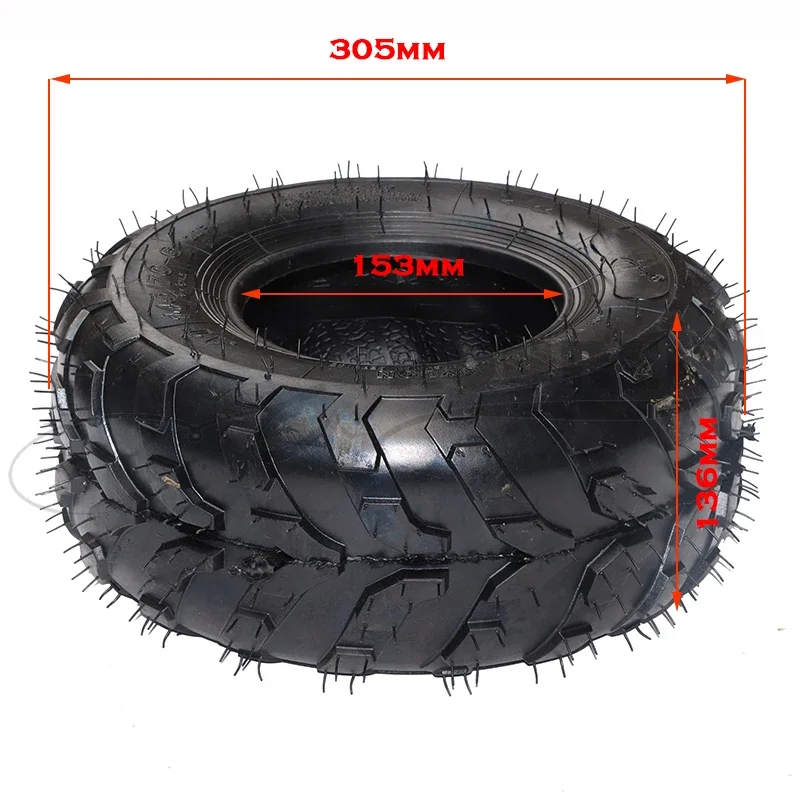 6 inch 145x70-6  Tire Tubeless 145/70-6 Tyre For  LT50 quad bike 50cc 70cc ATV   go kart Four-wheeled vehicle