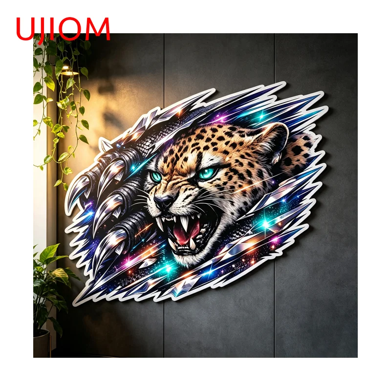 UJIOM Neon Starry Sky Lion Art Wall Sticker Clearance Sale Items Cheap For Home Decal Pinterest Room Decoration Interior Items