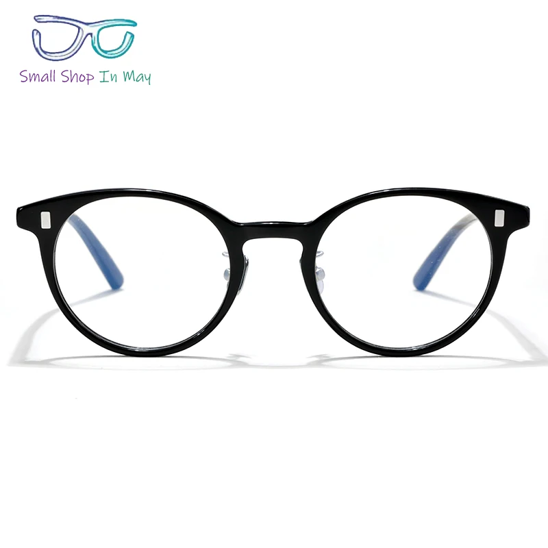 Acetate temperament for men and women universal reading myopia anti-blue light can be matched with prescription glasses frames