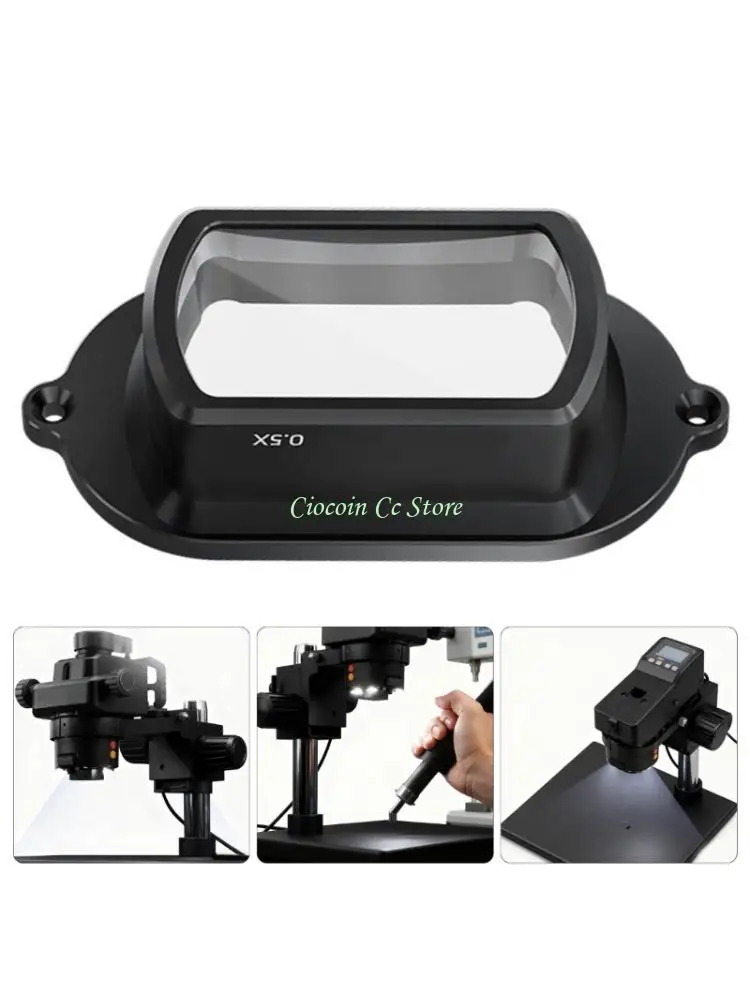 X90F Microscope 0.5 0.7x Teleconverter Lens for Easy Handling and Clear Viewing