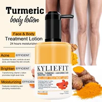 Kit de soins pour la peau au curcuma biologique, éclaircissant, propre, élimine les ténèbres, les taches, l'acné, éclaircit, hydratation, exfolier, même le teint 2
