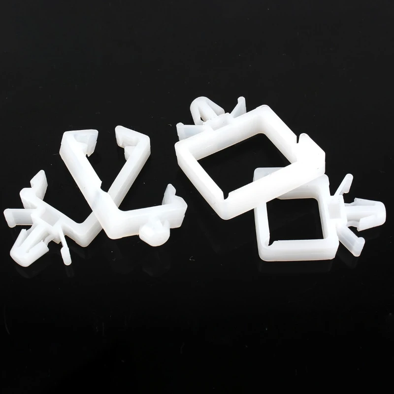 50pcs  Snap-In Aircraft Cable Clip Nylon PCB Mount Wire Organizer Management Holder Isolation Bundling Clamp For Electronics