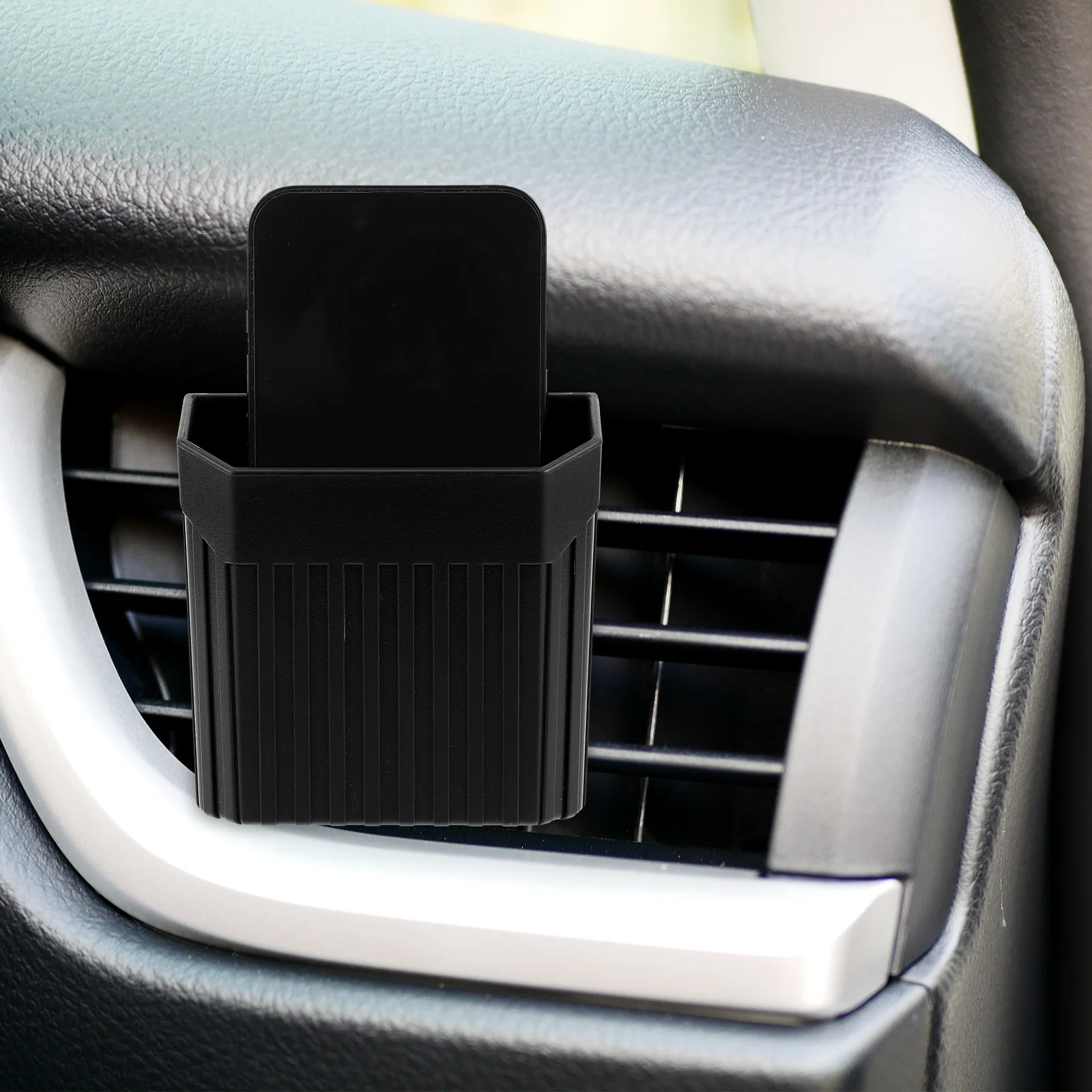 

Car Storage Box Vent Phone Mount Auto Organizer Cell Accessories Holder Mobile for Plastic Universal Stuff