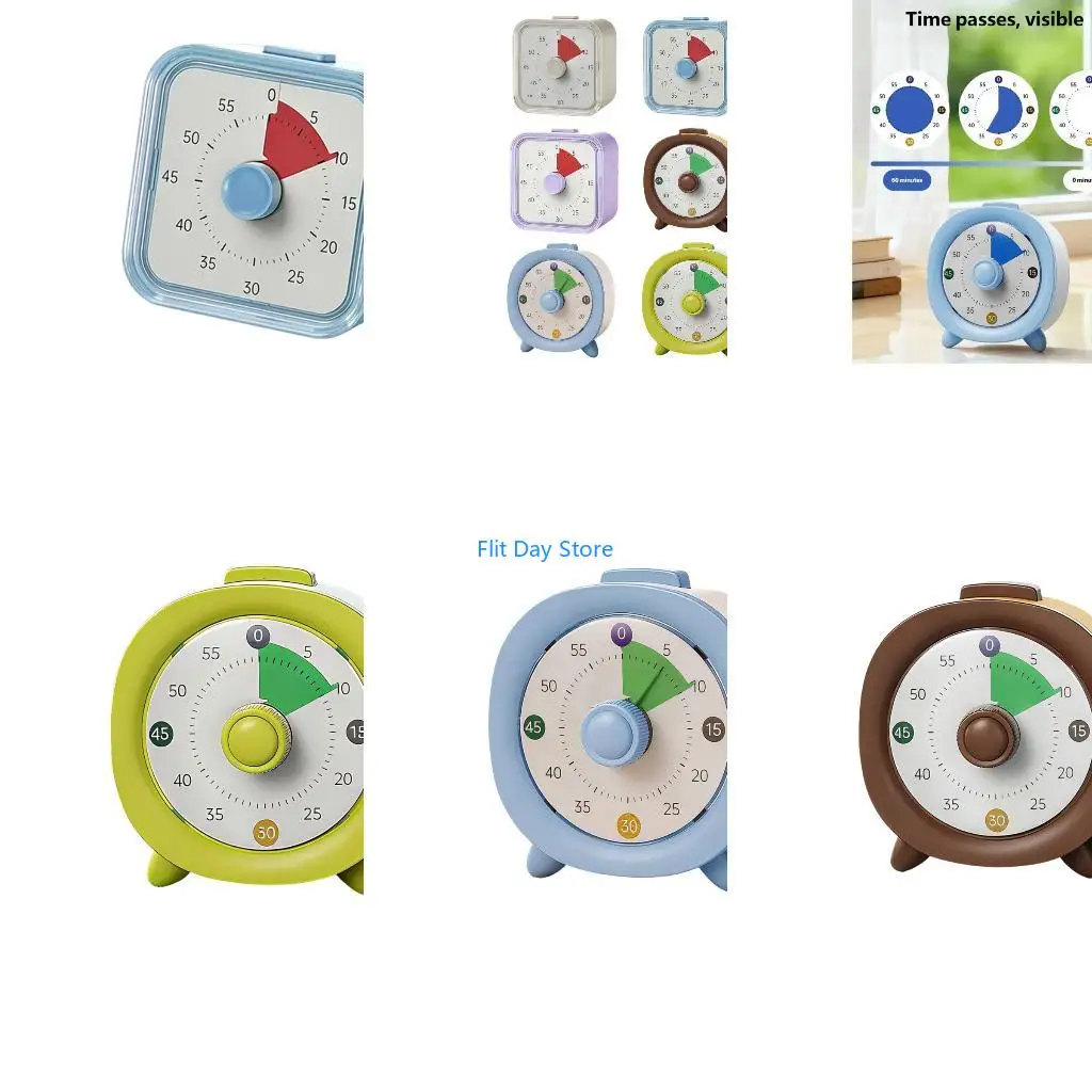 F92C Child Friendly Visual Clock Countdown Timer For Developing Concentration Skills