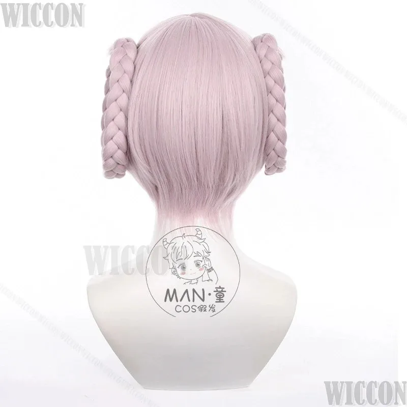 Nanakusa Nazuna Anime CALL OF THE NIGHT Cosplay Costume Prop Purple Wig White Dress Nurse Uniform Tooth Black Nail Customizedc;6