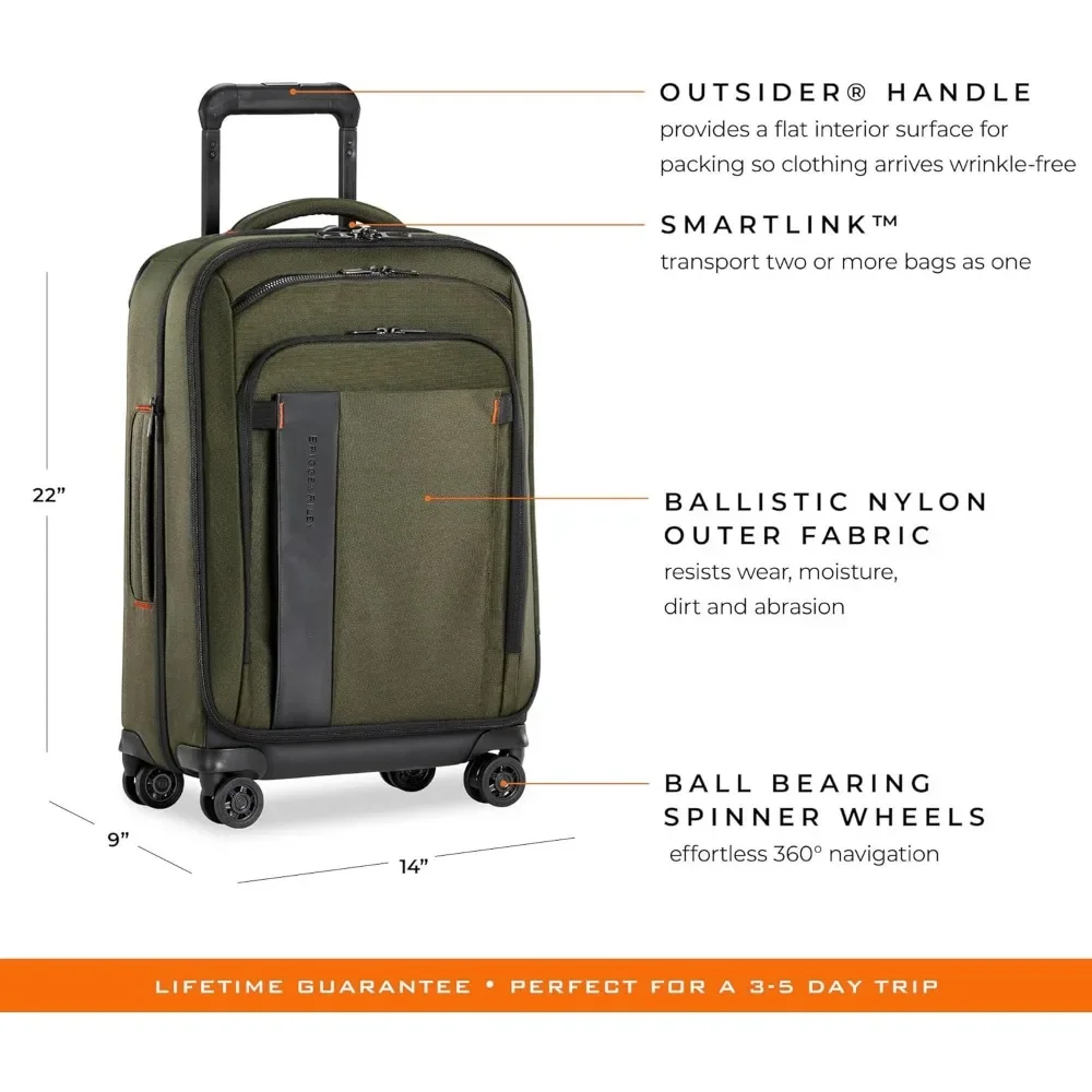 ZDX Luggage, Hunter, Carry-On 22 Inch