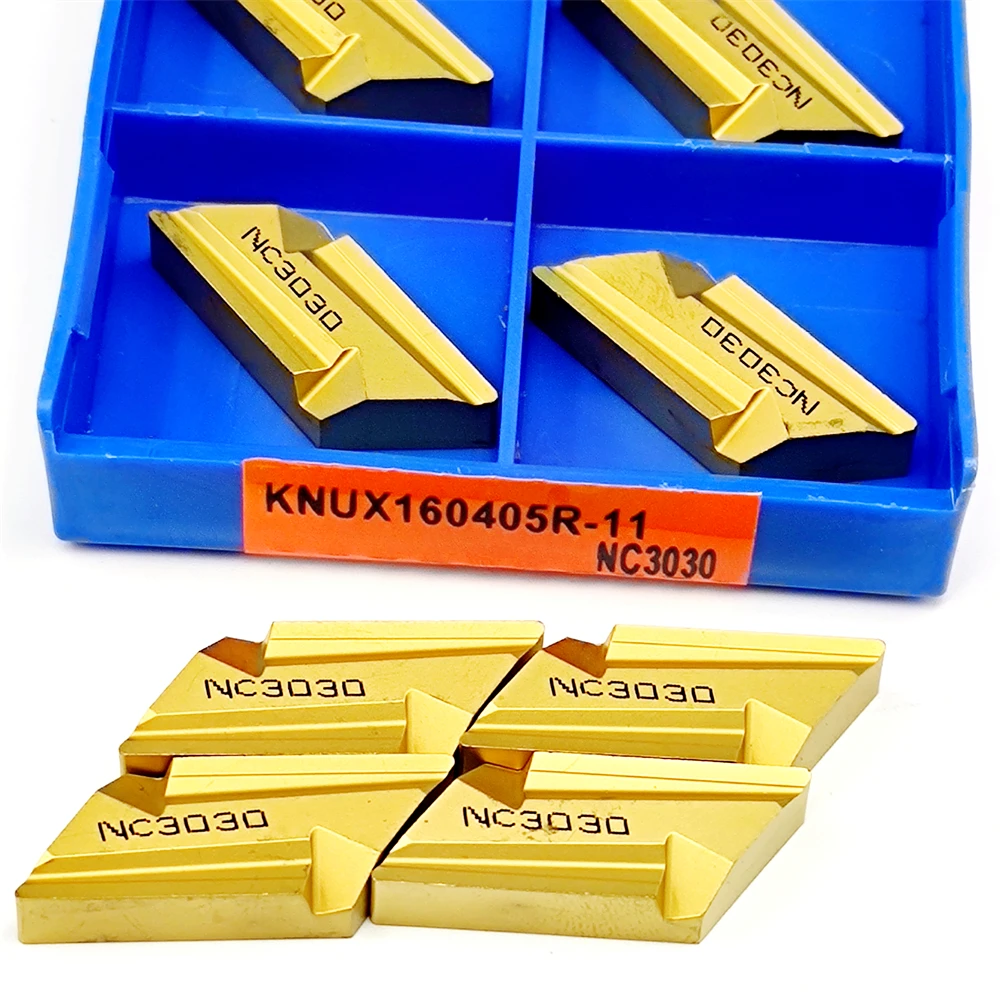 Liga Dura Torno Carbide Insert Ferramenta de Torneamento Knux160405r Knux160405l Nc3030 Nc3020 Knux 160405r 160405l de Alta Qualidade