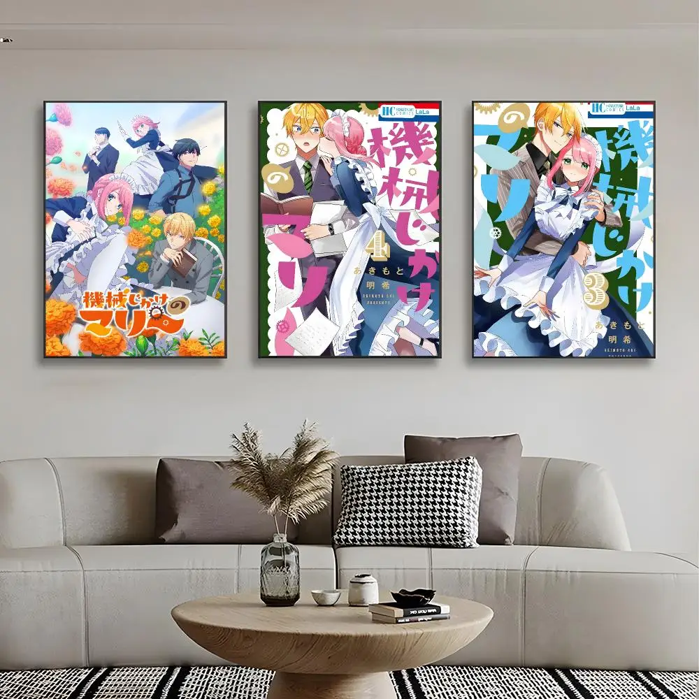 Indie Artist M-mechanical Marie Poster High-definition stickers ideal gifts for living rooms hallways