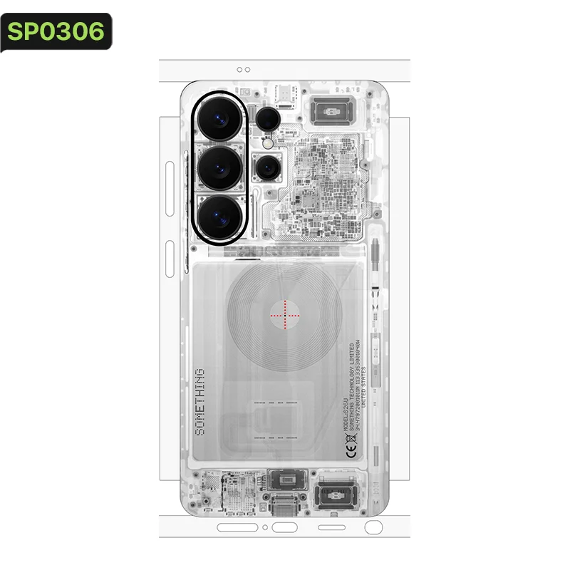 Town Skins Grain Film Wrap Phone Back Sticker For SAMSUNG Galaxy S26 S25 S24 Ultra S23 Plus S22 Ultra S22 Film